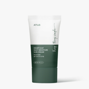 Anua Heartleaf Silky Moisture Sunscreen SPF50+ PA++++   - 50 ml